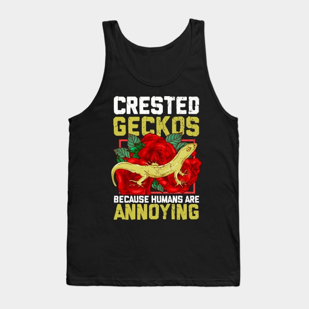 Crested Geckos because humans are annoying Tank Top by LIFUA